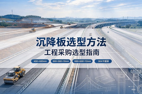 明山沉降板选择方法
