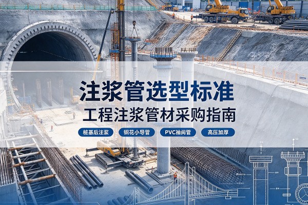 明山注浆管选型标准