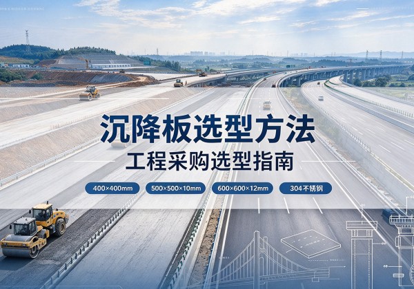 明山沉降板选择方法